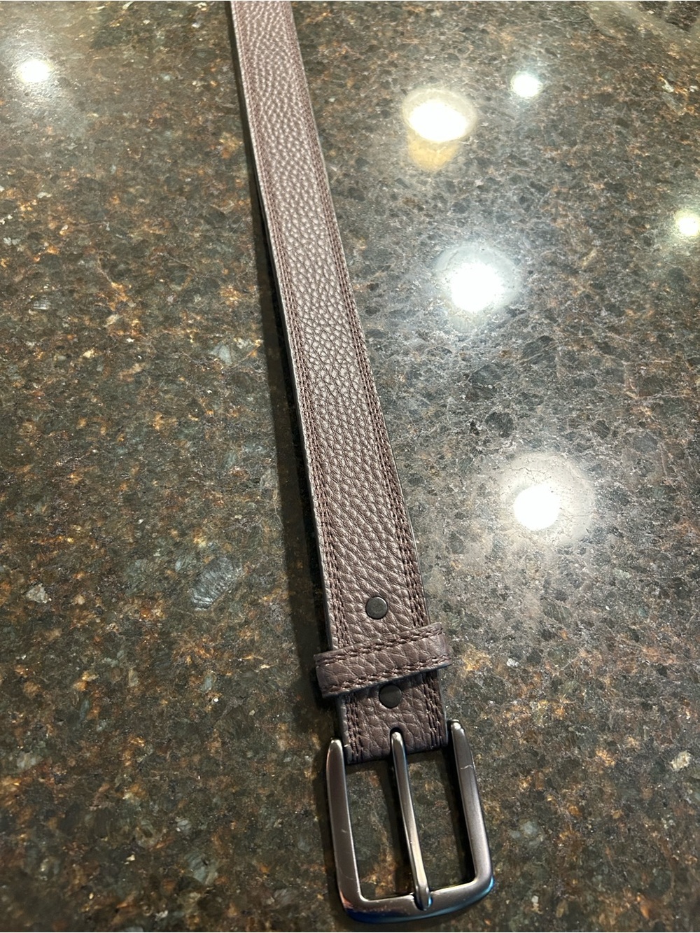 Men's RedHeadLeather Belt 44” in Dark Brown - Classic Leather Strap